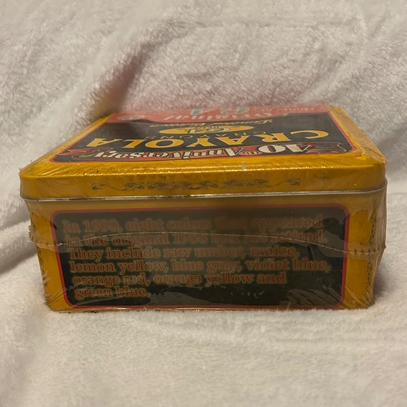 Vintage Crayola Collector Tin Original Packaging Crayons Inside 40th Anniversary - Picture 4 of 6